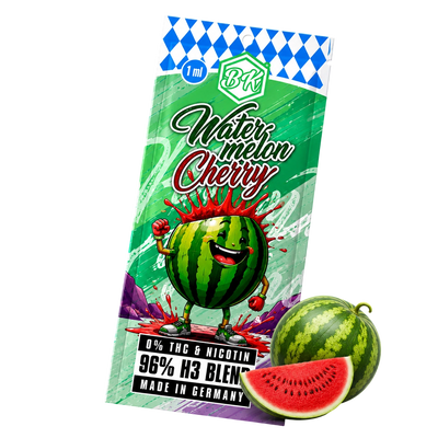 Bavarian Krauts H3 Vape Watermelon Cherry 1 ml Einweg-Vape mit Wassermelone und Kirsche