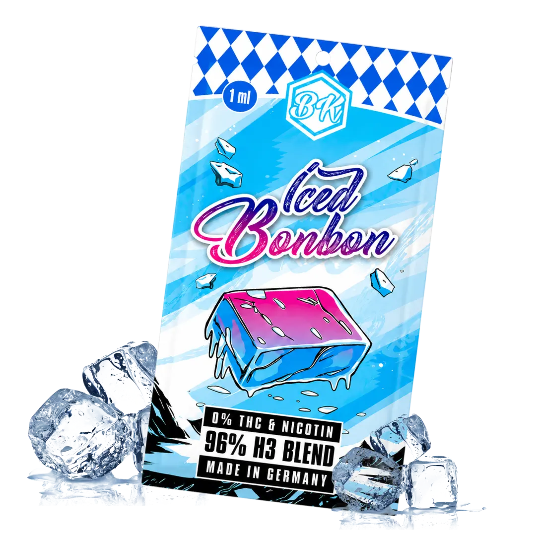 Bavarian Krauts H3 Vapes Iced Bonbon 1ml Verpackung