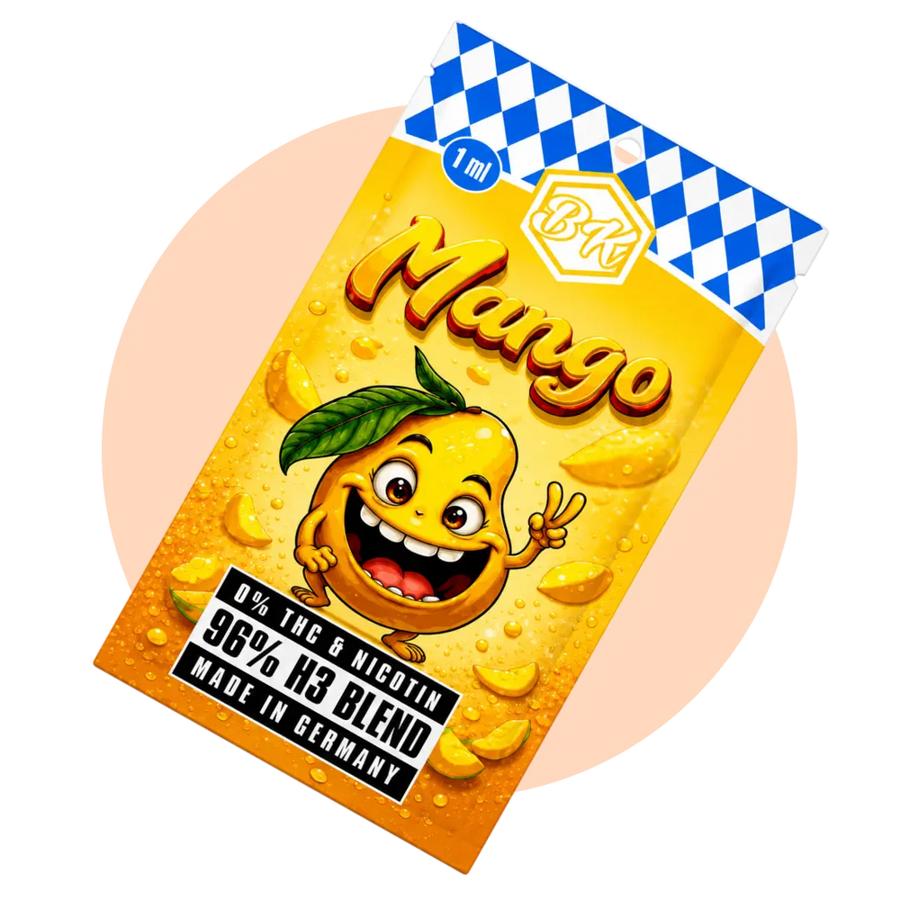Bavarian Krauts H3 Vapes Mango 1ml richtig verwenden