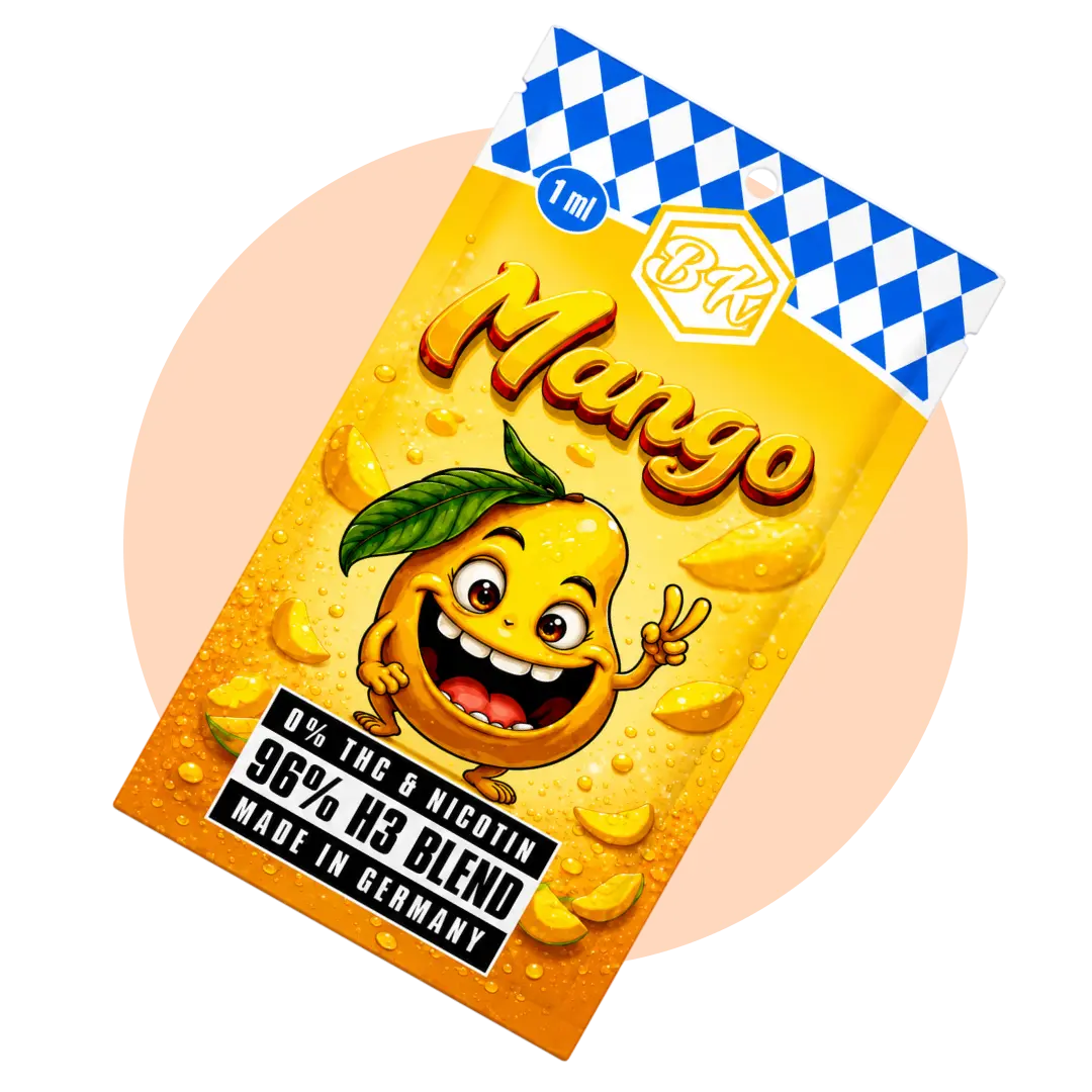 Bavarian Krauts H3 Vapes Mango 1ml richtig verwenden