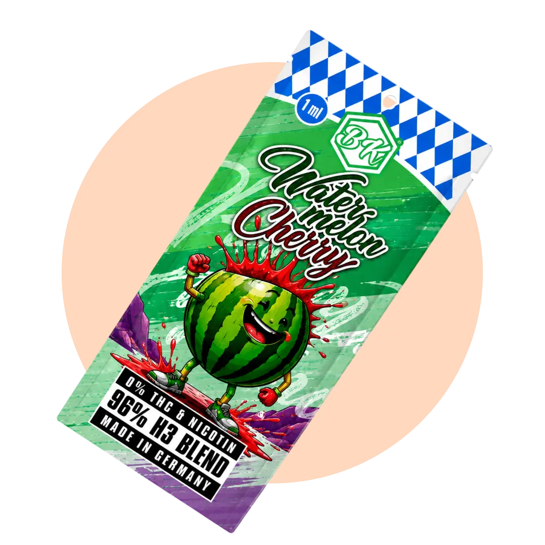 Bavarian Krauts H3 Vapes Watermelon Cherry 1ml richtig verwenden