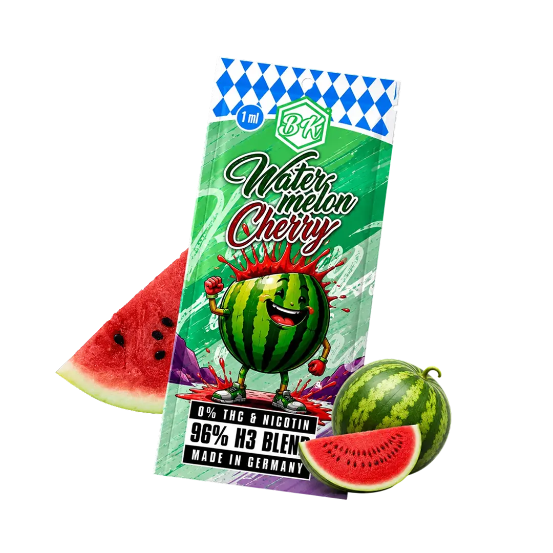 Bavarian Krauts H3 Vapes Watermelon Cherry 1ml Verpackung